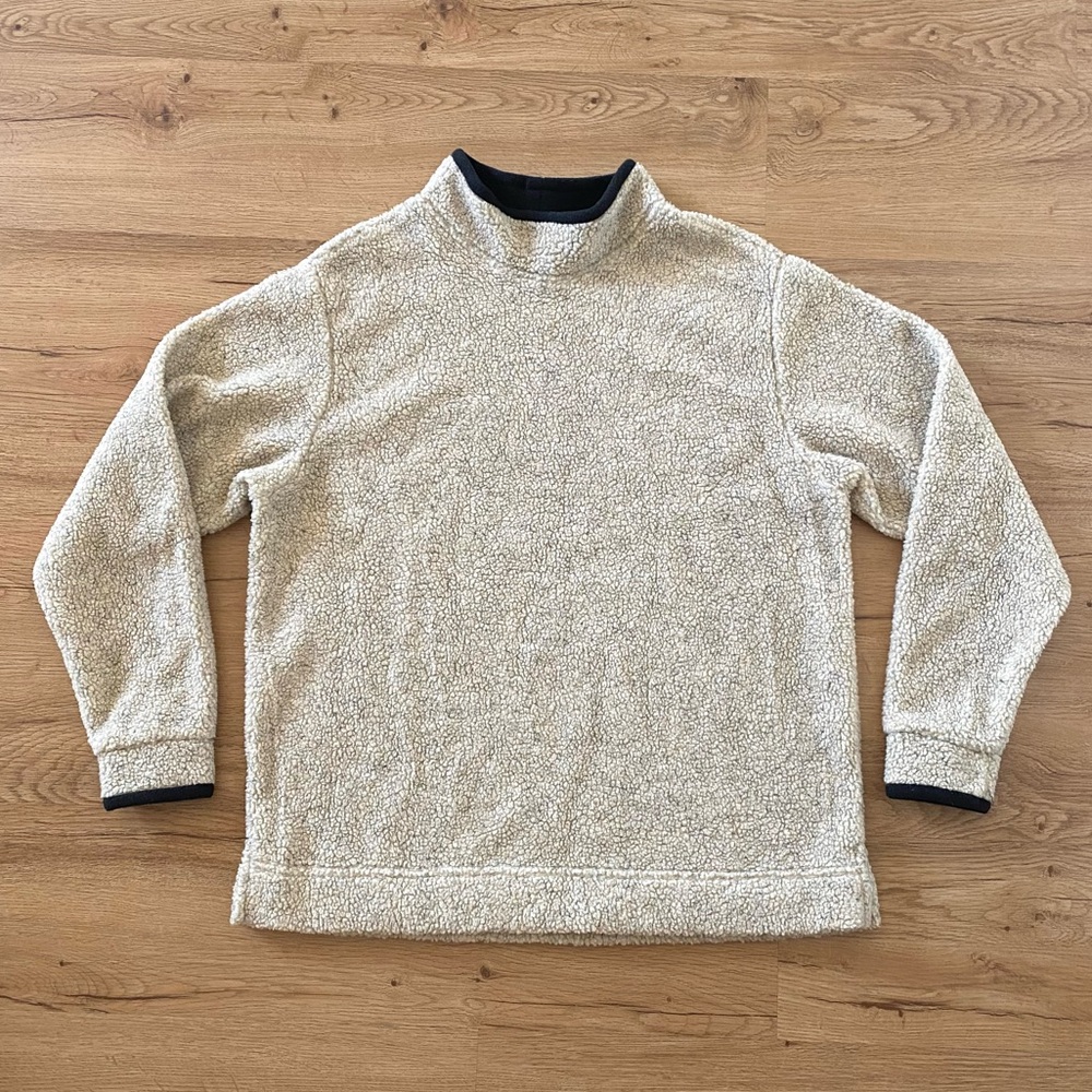 90s LL Bean high pile fleece sweater